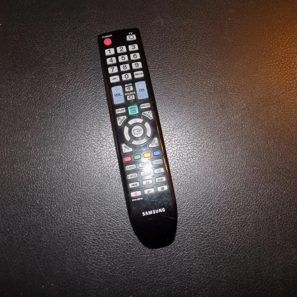 Samsung TV‎ Remote Control BN59-00856A Black Good Original OEM Replacement